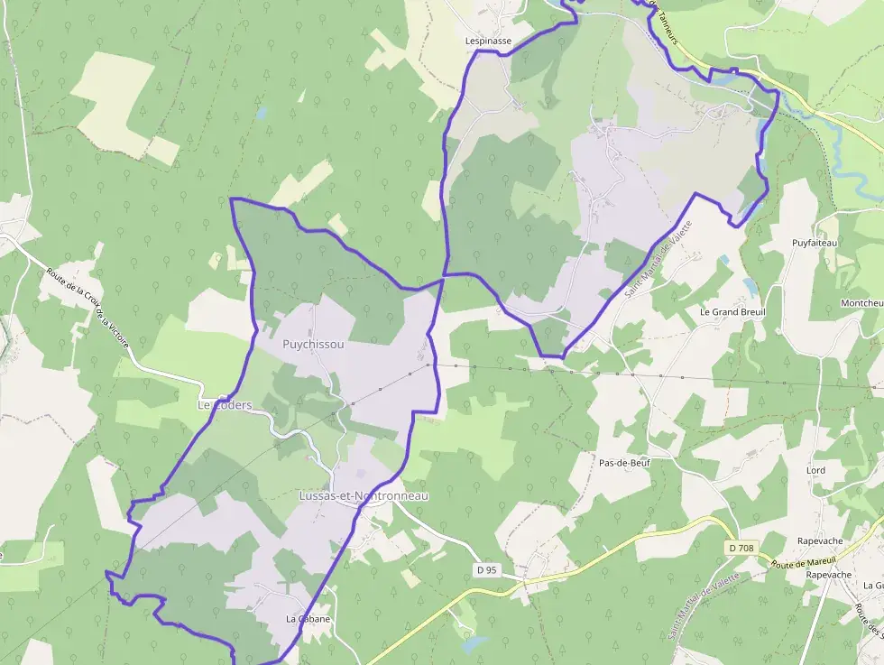 Maison 60 m² deux pieces à vendre à Lussas-et-Nontronneau