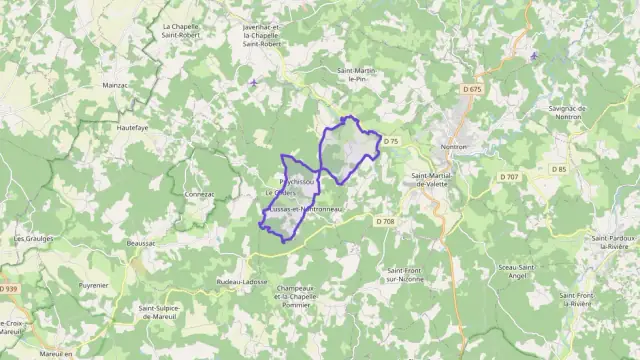 Maison 60 m² deux pieces à vendre à Lussas-et-Nontronneau