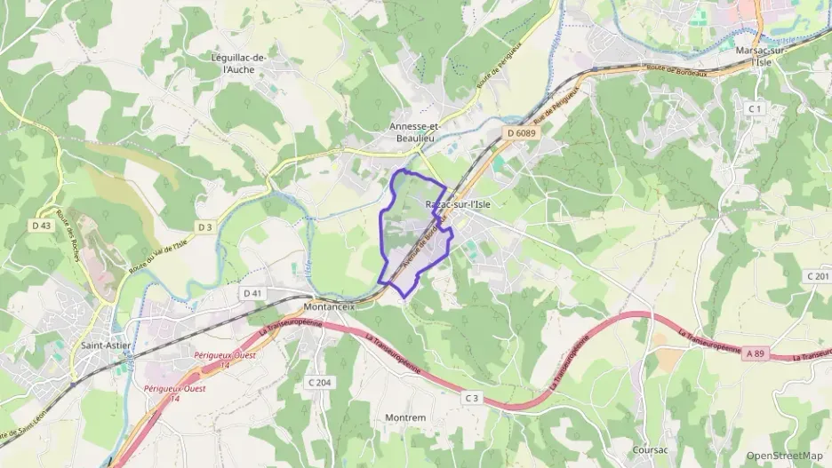 Maison 89 m² quatre pièces à vendre à Razac-sur-l`Isle