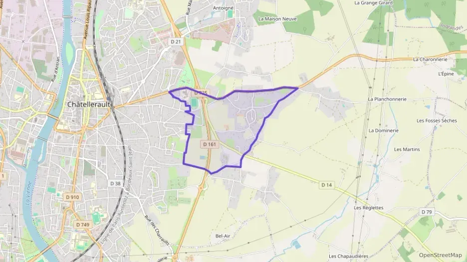 Maison 85 m² quatre pièces à vendre à Châtellerault