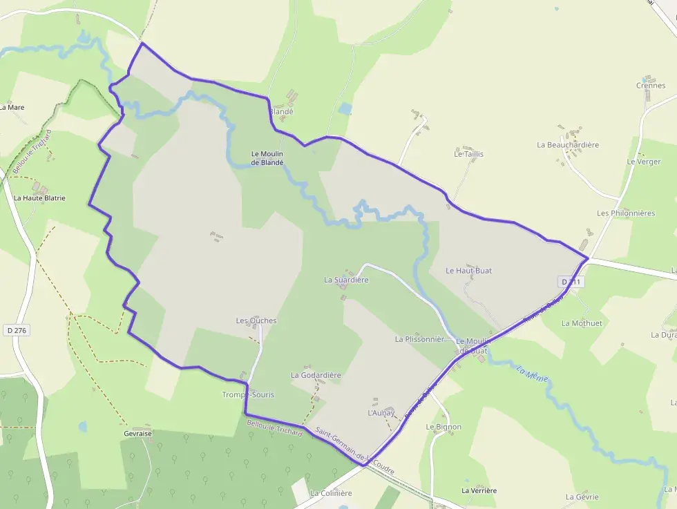 Maison 169 m² quatre pièces à vendre à Saint-Germain-de-la-Coudre