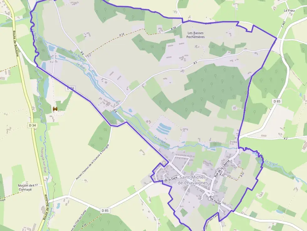 Maison 86 m² quatre pièces à vendre à Saint-Michel-de-Chavaignes