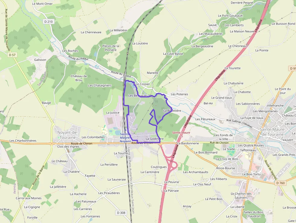 Maison 89 m² quatre pièces à vendre à Noyant-de-Touraine