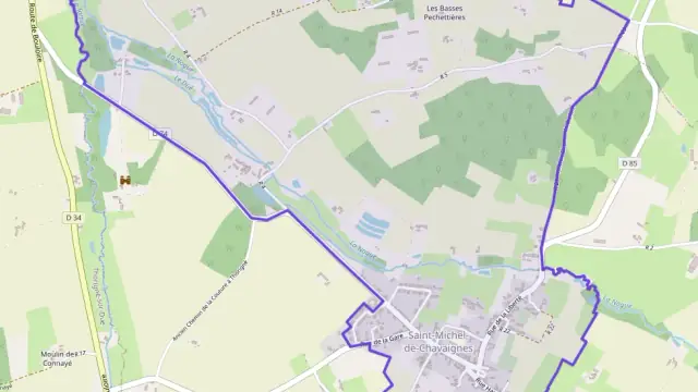 Maison 44 m² trois pièces à vendre à Saint-Michel-de-Chavaignes