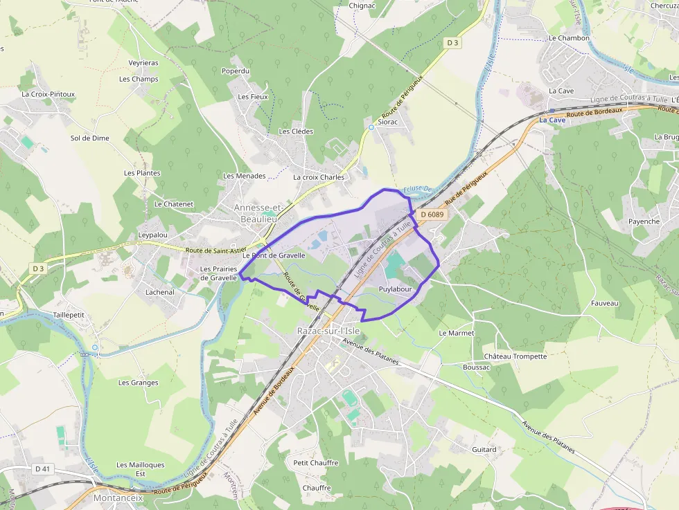 Maison 82 m² quatre pièces à vendre à Razac-sur-l`Isle