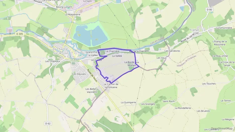 Maison 55 m² trois pièces à vendre à La Chartre-sur-le-Loir