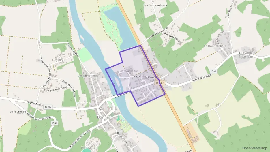 Maison 96 m² quatre pièces à vendre à Bonnes