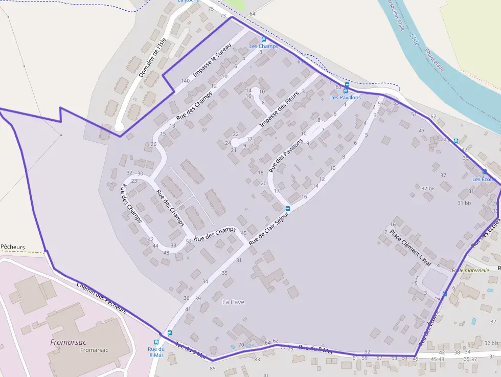 Maison 82 m² quatre pièces à vendre à Marsac-sur-l`Isle
