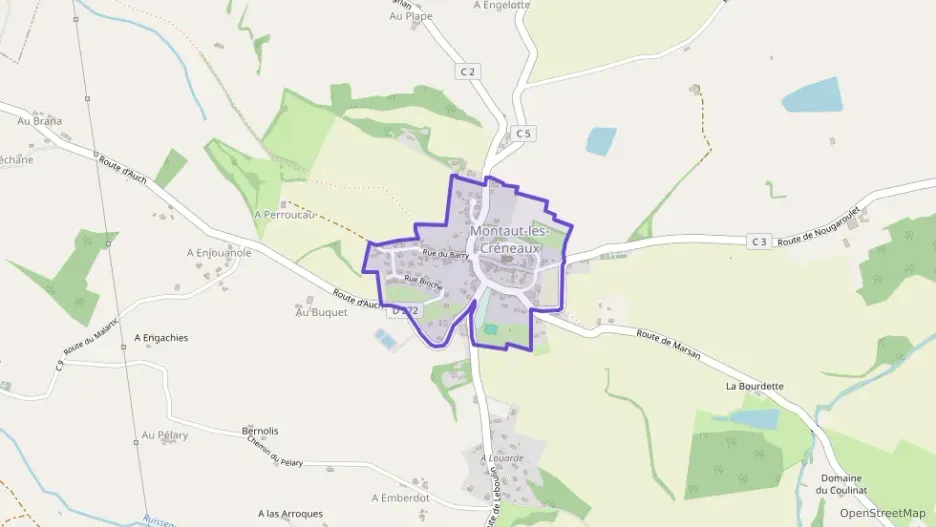 Maison 90 m² trois pièces à vendre à Montaut-les-Créneaux