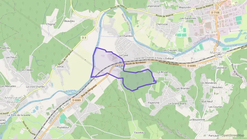 Maison 120 m² cinq pièces à vendre à Marsac-sur-l`Isle