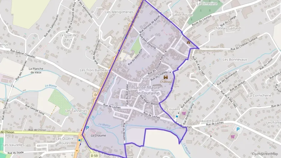 Maison 79 m² trois pièces à vendre à Sainte-Maure-de-Touraine