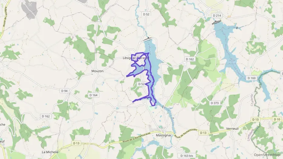 Maison 76 m² trois pièces à vendre à Lésignac-Durand