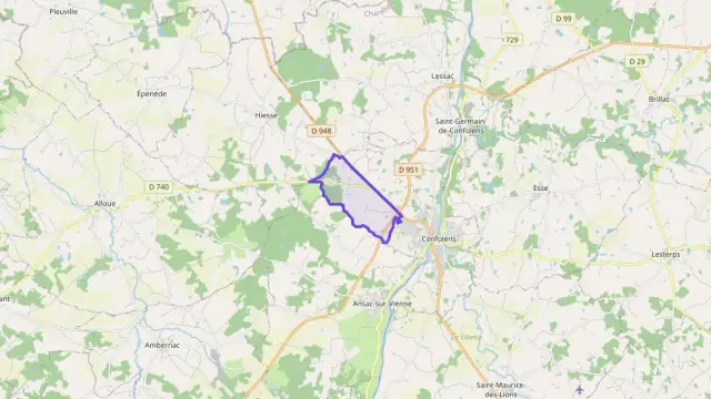 Maison 93 m² trois pièces à vendre à Confolens