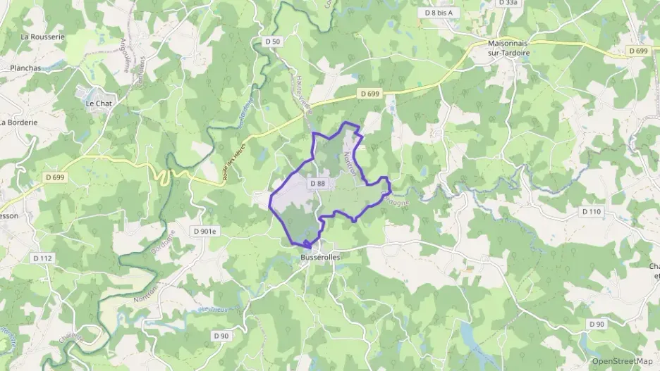 Maison 123 m² quatre pièces à vendre à Busserolles