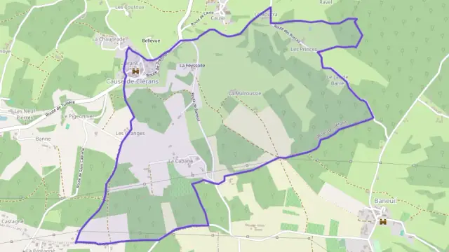 Maison 87 m² quatre pièces à vendre à Cause-de-Clérans