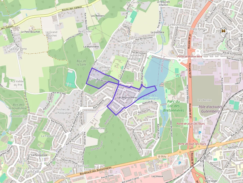 Maison 79 m² quatre pièces à vendre à Ballan-Miré