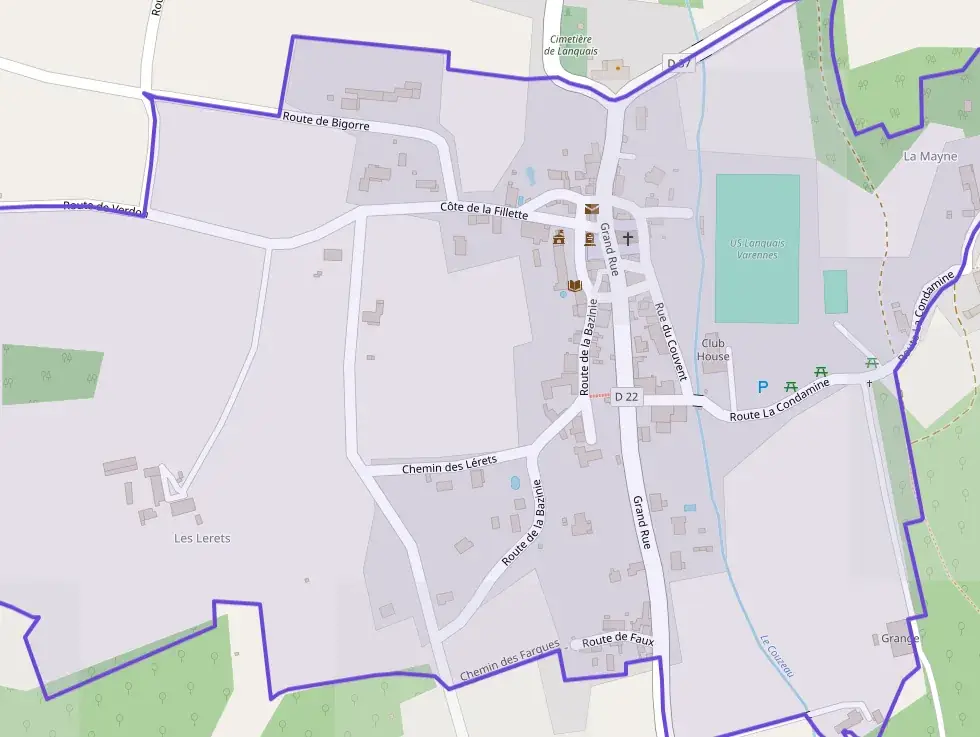 Maison 80 m² trois pièces à vendre à Lanquais