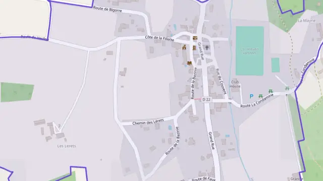 Maison 80 m² trois pièces à vendre à Lanquais