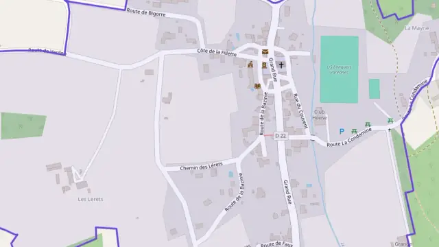 Maison 90 m² trois pièces à vendre à Lanquais