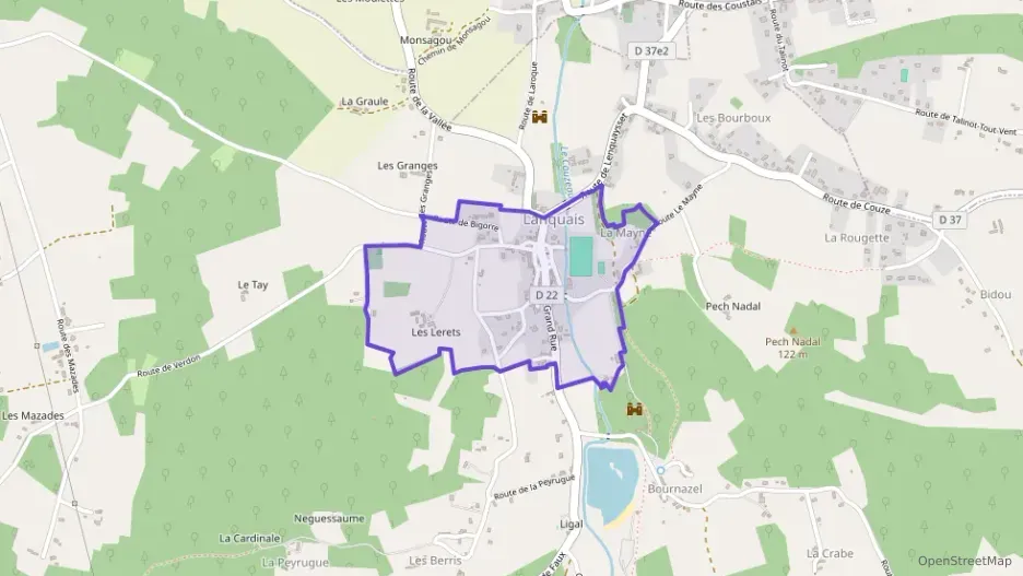 Maison 90 m² trois pièces à vendre à Lanquais Maison 90 m² trois pièces à vendre à Lanquais