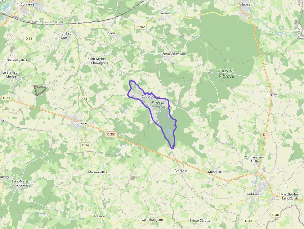 Maison 69 m² quatre pièces à vendre à Coudrecieux