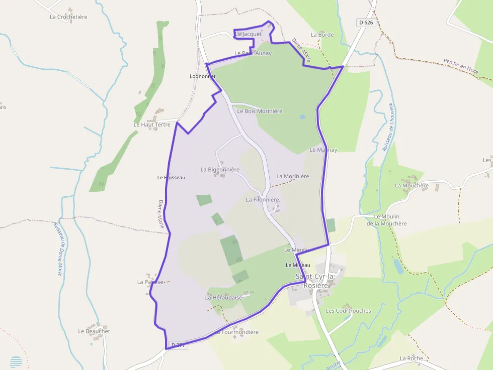 Maison 120 m² trois pièces à vendre à Saint-Cyr-la-Rosière