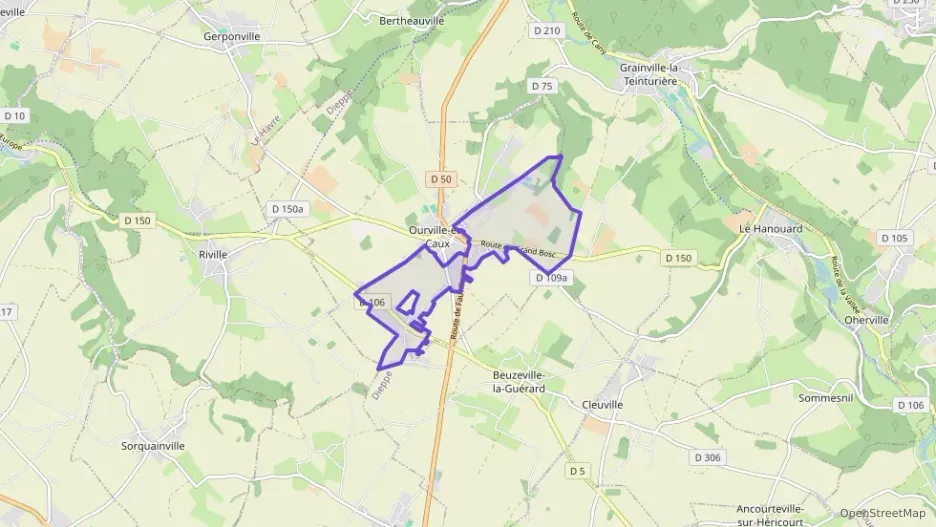 Maison 90 m² cinq pièces à vendre à Ourville-en-Caux