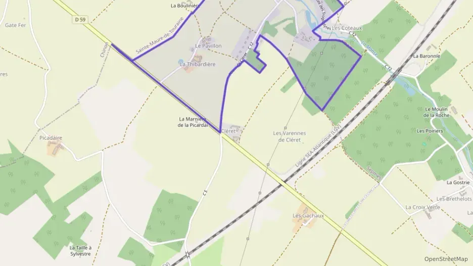 Maison 117 m² cinq pièces à vendre à Draché Maison 117 m² cinq pièces à vendre à Draché