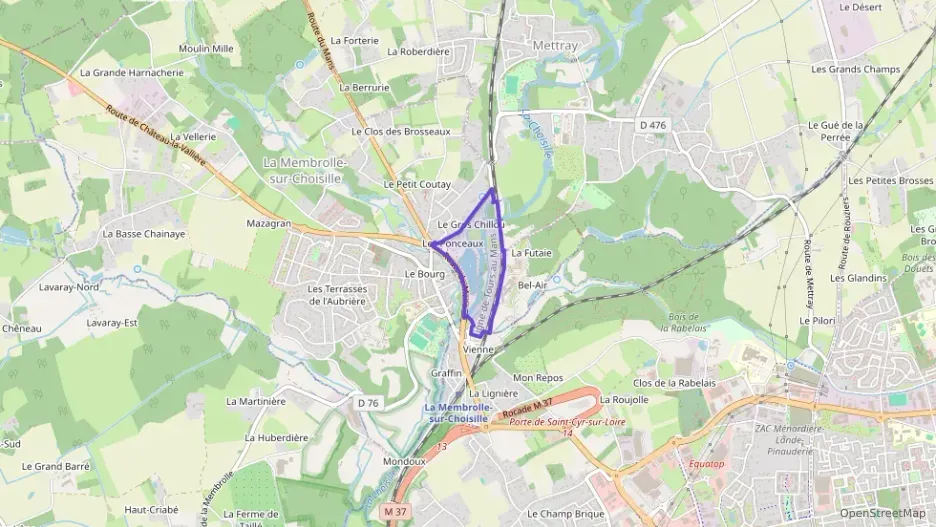 Maison 72 m² trois pièces à vendre à La Membrolle-sur-Choisille