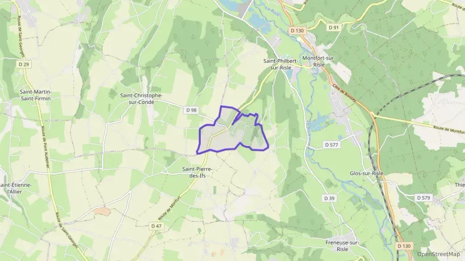 Maison 63 m² quatre pièces à vendre à Saint-Philbert-sur-Risle