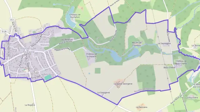 Maison 86 m² quatre pièces à vendre à Rouziers-de-Touraine