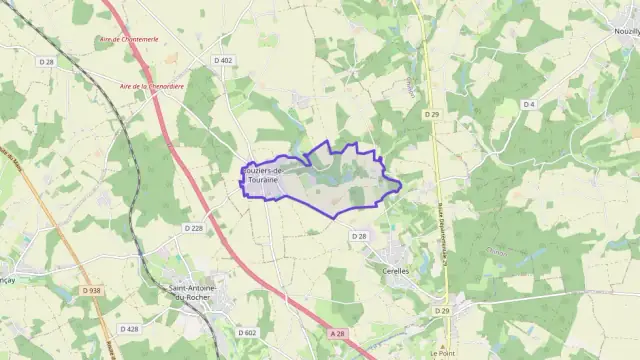 Maison 86 m² quatre pièces à vendre à Rouziers-de-Touraine