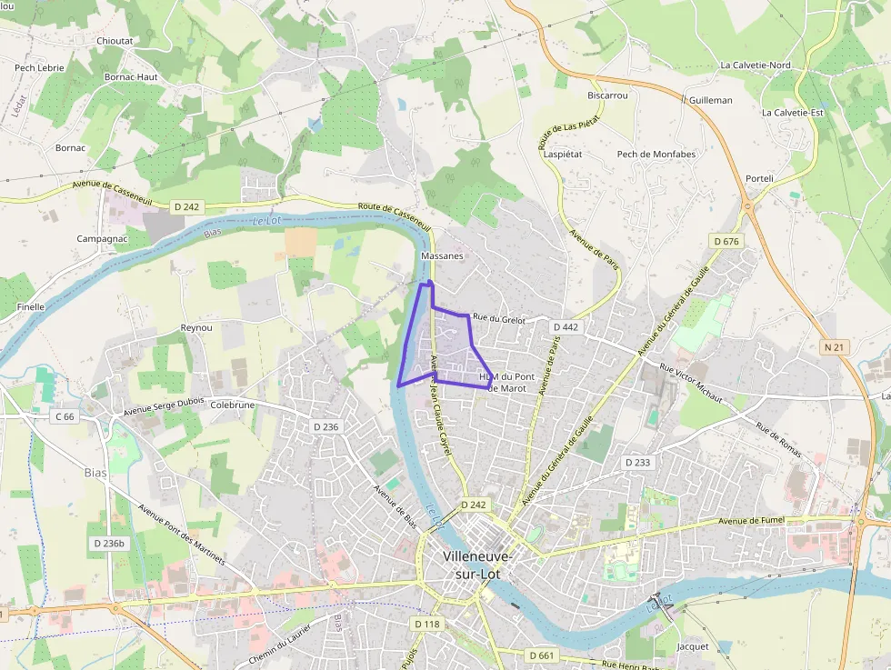 Maison 92 m² quatre pièces à vendre à Villeneuve-sur-Lot