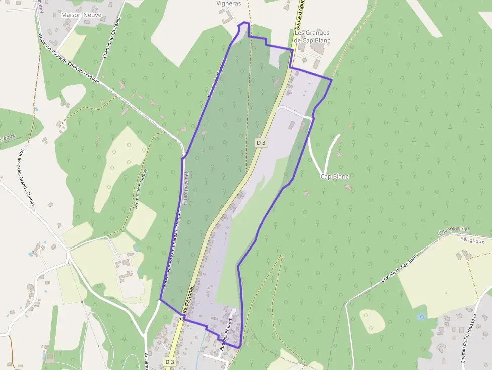 Maison 74 m² trois pièces à vendre à Champcevinel