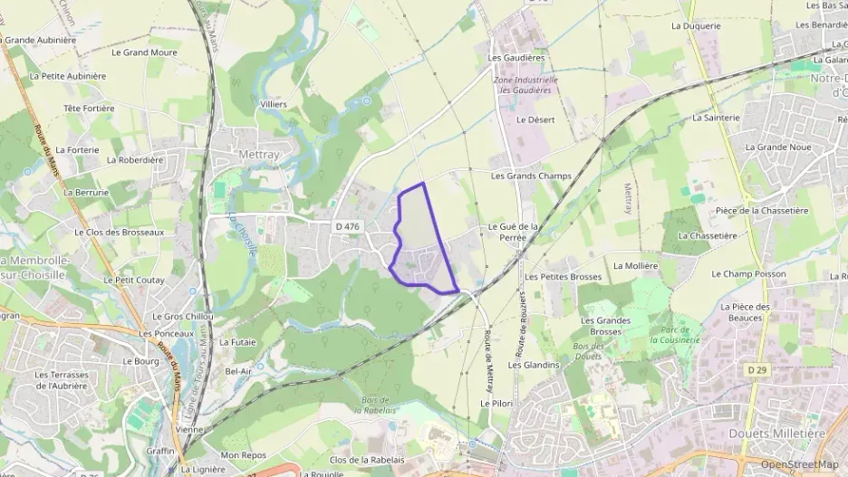 Maison 79 m² quatre pièces à vendre à Mettray Maison 79 m² quatre pièces à vendre à Mettray