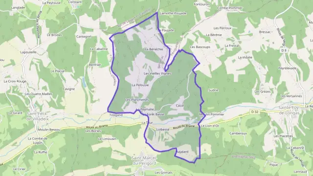 Maison 106 m² trois pièces à vendre à Saint-Marcel-du-Périgord