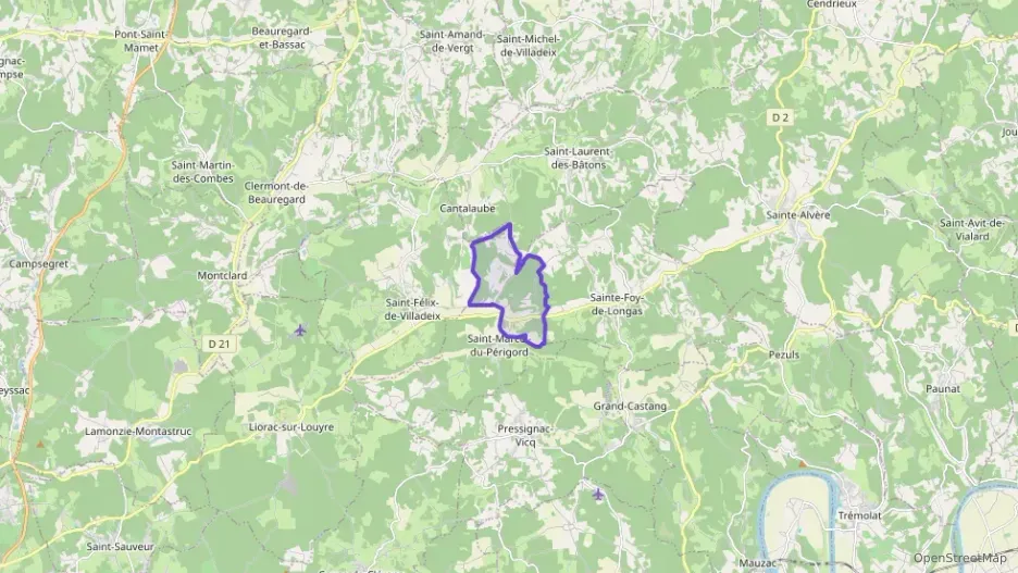 Maison 106 m² trois pièces à vendre à Saint-Marcel-du-Périgord
