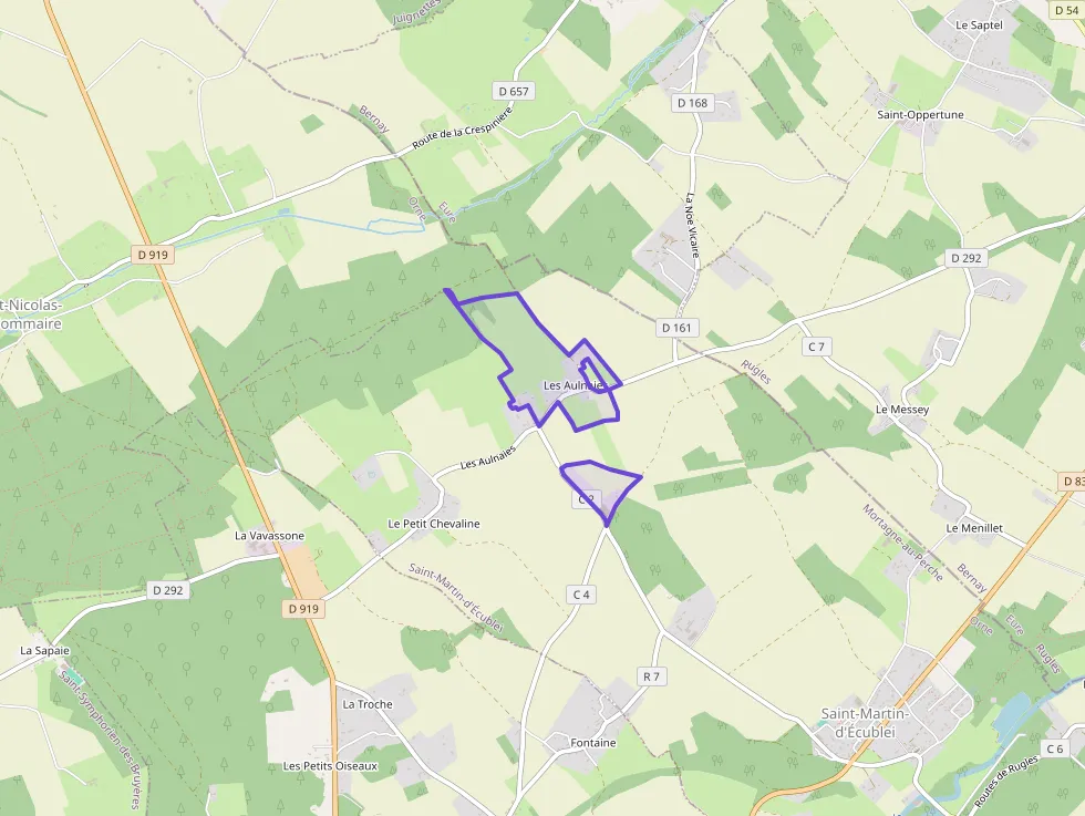 Maison 70 m² quatre pièces à vendre à Saint-Martin-d`Écublei