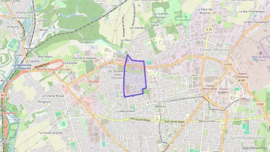Maison 79 m² quatre pièces à vendre à Tours