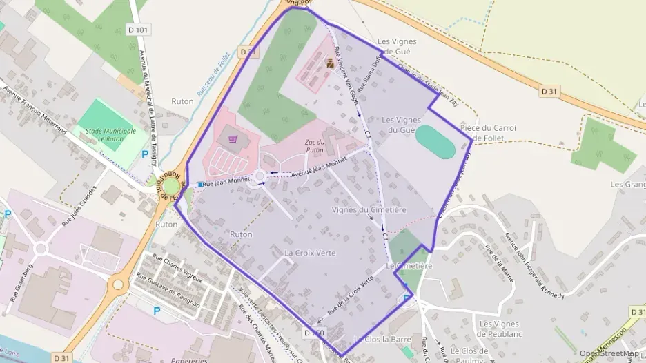 Maison 60 m² trois pièces à vendre à Descartes Maison 60 m² trois pièces à vendre à Descartes