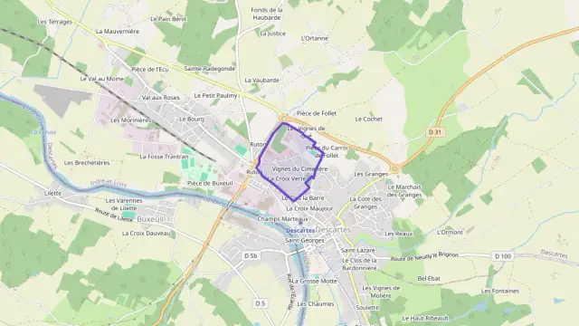 Maison 60 m² trois pièces à vendre à Descartes