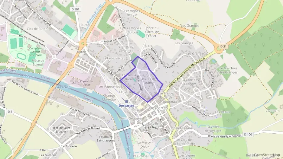 Maison 75 m² quatre pièces à vendre à Descartes Maison 75 m² quatre pièces à vendre à Descartes