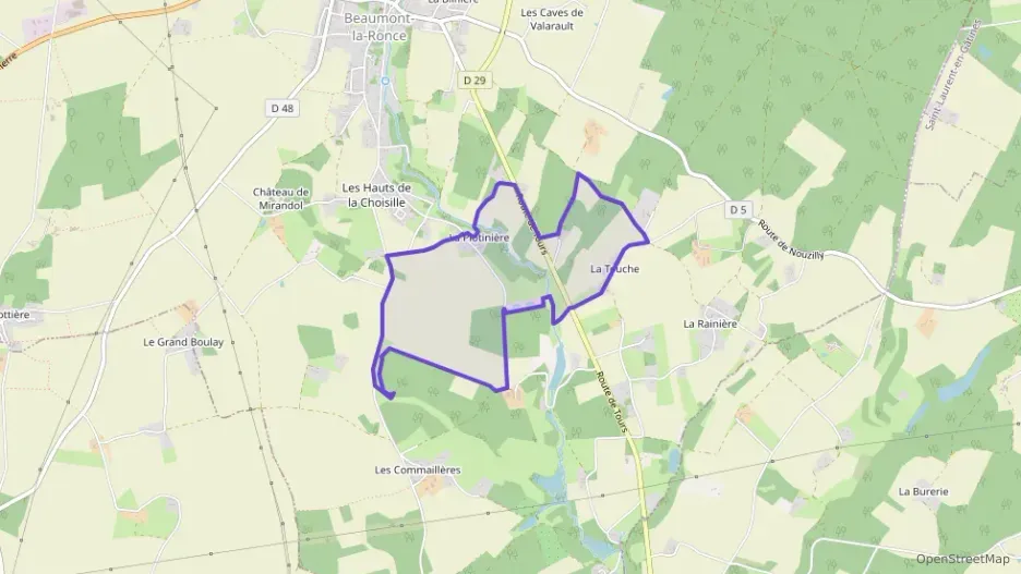 Maison 135 m² cinq pièces à vendre à Beaumont-Louestault
