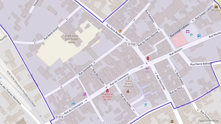 Maison 68 m² deux pieces à vendre à Descartes Maison 68 m² deux pieces à vendre à Descartes