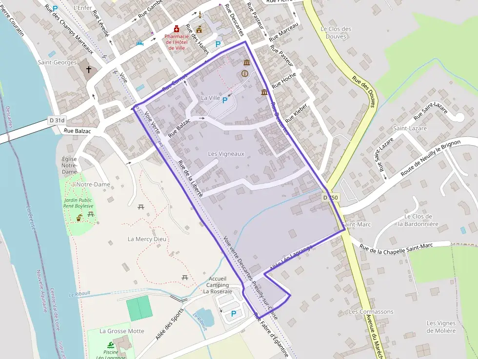 Maison 75 m² quatre pièces à vendre à Descartes