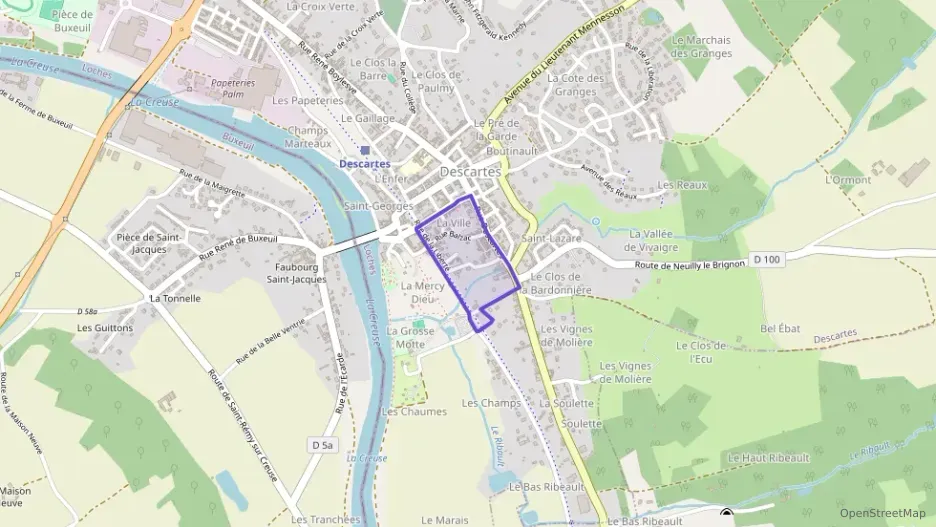 Maison 75 m² quatre pièces à vendre à Descartes