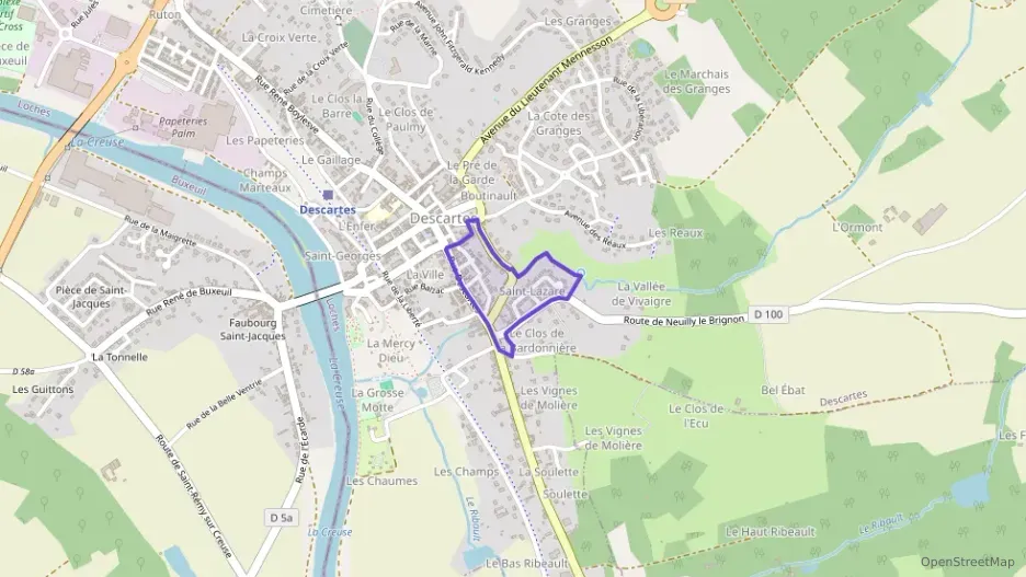 Maison 88 m² trois pièces à vendre à Descartes Maison 88 m² trois pièces à vendre à Descartes