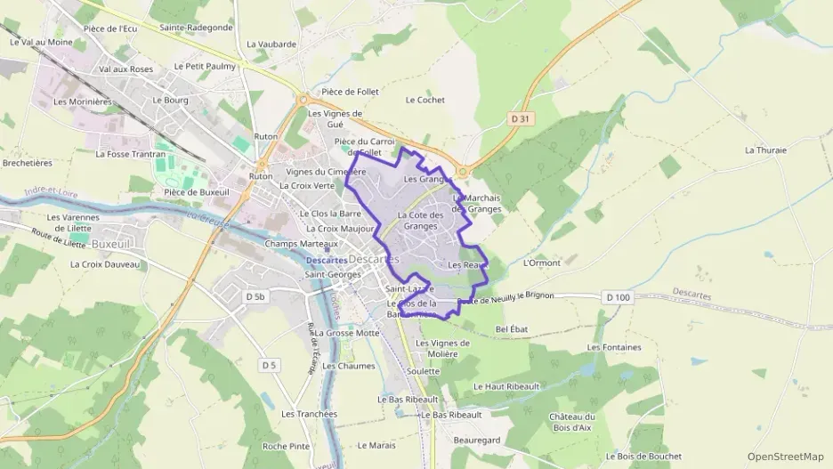 Maison 94 m² cinq pièces à vendre à Descartes Maison 94 m² cinq pièces à vendre à Descartes