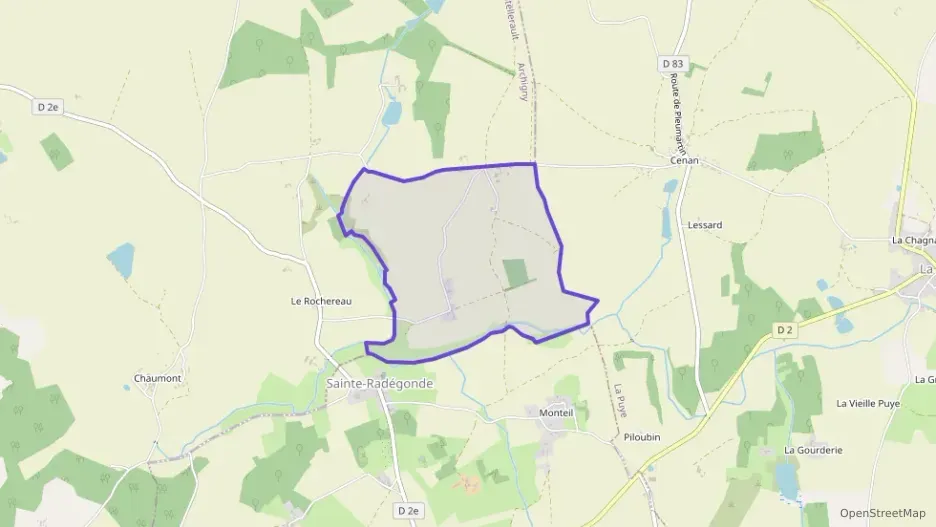 Maison 42 m² deux pieces à vendre à Archigny Maison 42 m² deux pieces à vendre à Archigny