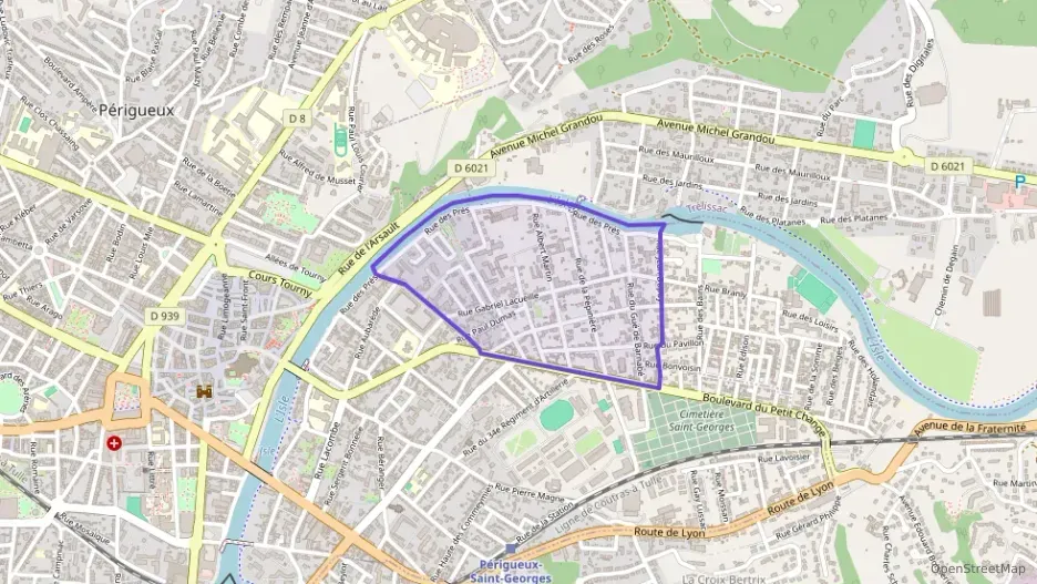 Maison 60 m² trois pièces à vendre à Périgueux Maison 60 m² trois pièces à vendre à Périgueux